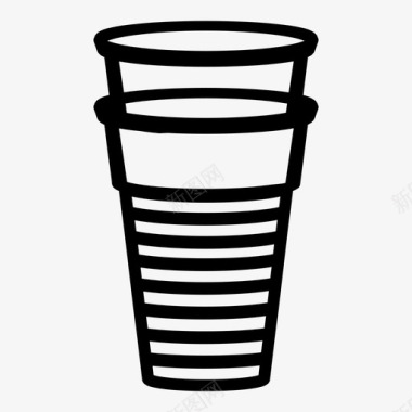 杯子咖啡容器图标图标