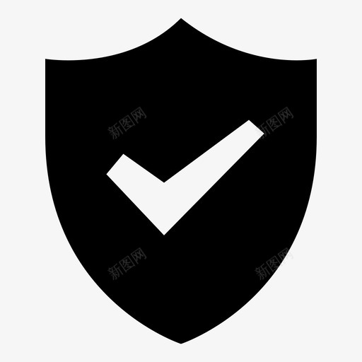 安全保护防护图标svg_新图网 https://ixintu.com 保护 加密 安全 批准 检查 防御 防护