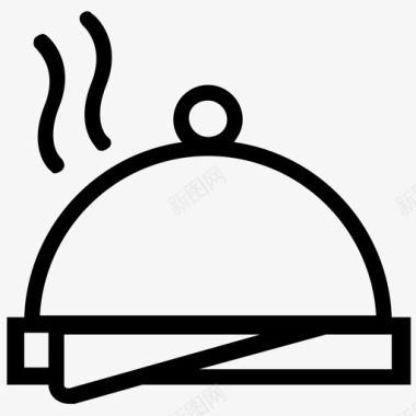 餐具服务餐厅图标图标