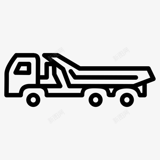 卡车汽车大篷车图标svg_新图网 https://ixintu.com 卡车 大篷车 汽车 货物 车辆 车辆行程第1卷 运载工具 运输 重型