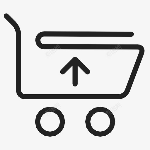 购物车杂货店市场图标svg_新图网 https://ixintu.com 出售 市场 手推车 杂货 杂货店 移除物品 购物车 超市