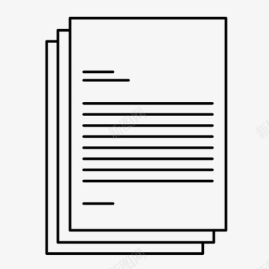 文件信件页数图标图标
