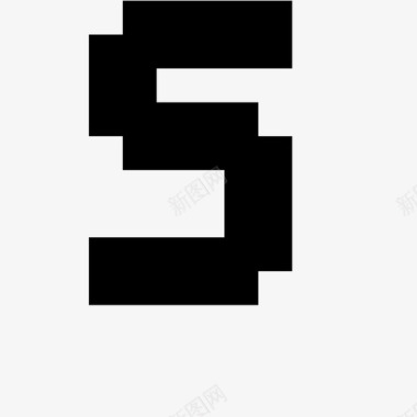 s像素字母7x高图标图标