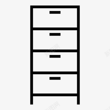 文件柜文件家具图标图标