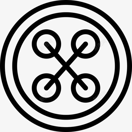 按钮缝纫配件缝纫按钮图标svg_新图网 https://ixintu.com 按钮 清洁 缝纫按钮 缝纫配件