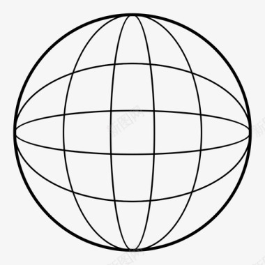地球网格国际图标图标