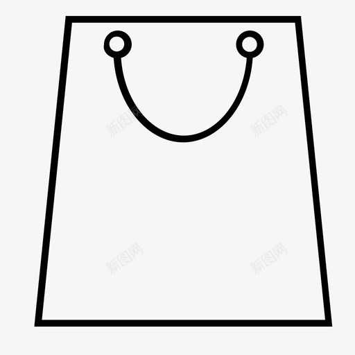 购物袋可重复使用产品图标svg_新图网 https://ixintu.com 产品 可重复使用 商店细线 塑料 布料 手提袋 纸张 网袋 购物袋