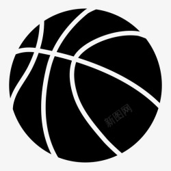 FIBA篮球nba室内图标高清图片