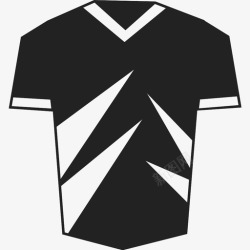 黑色球衣衬衫服装黑色图标高清图片