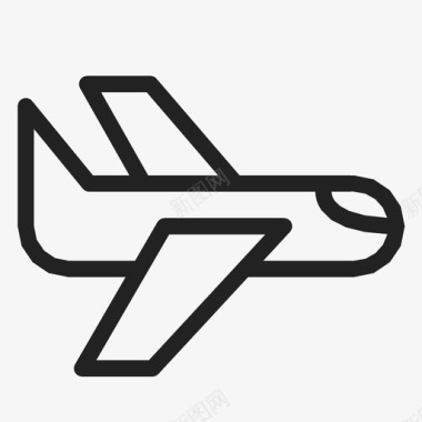 飞机天空喷气式飞机图标图标