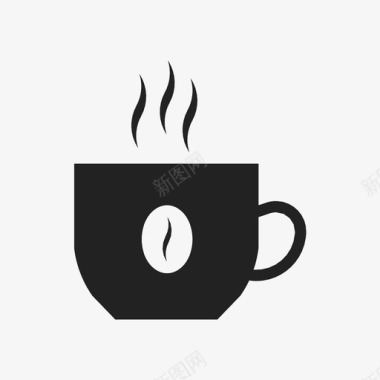 一杯咖啡休息早餐图标图标