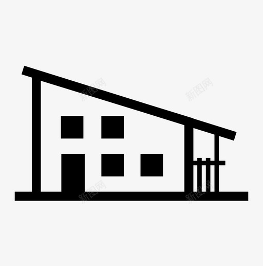 房屋结构屋顶图标svg_新图网 https://ixintu.com 住宅 别墅 屋顶 建筑 建筑和建筑 房地产 房屋 结构