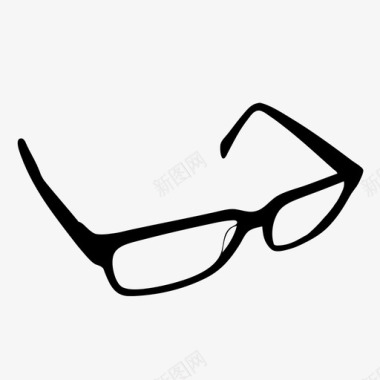 眼镜视图视力图标图标