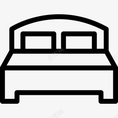 客房床垫家具图标图标
