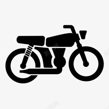 摩托车自行车轮胎图标图标