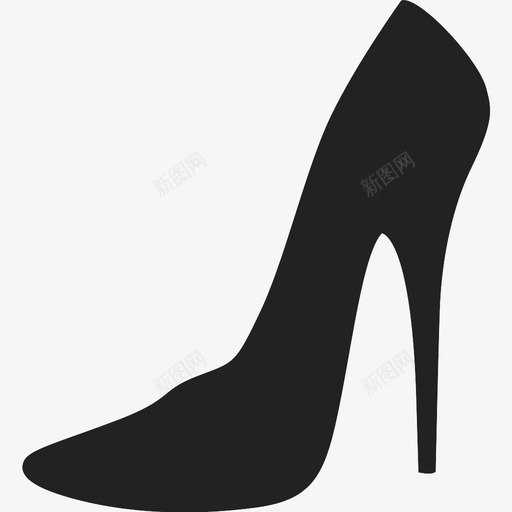 高跟鞋配件时尚图标svg_新图网 https://ixintu.com 女士 时尚 配件 鞋 鞋类 高 高跟鞋