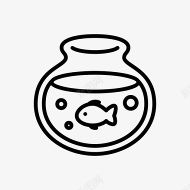 鱼缸大海宠物图标图标