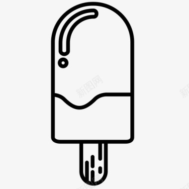 冰淇淋甜食冰棍图标图标