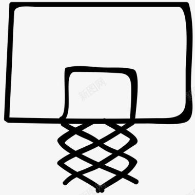 篮球篮健身游戏图标图标