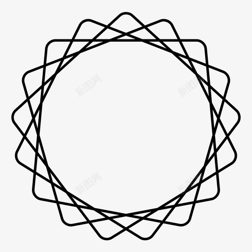 螺旋形几何线条图标svg_新图网 https://ixintu.com 几何 半径 图案 形状 数学 线条 螺旋形 重复