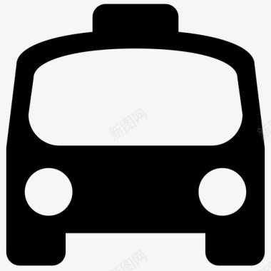 出租车公共汽车小汽车图标图标
