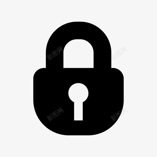 锁钥匙孔钥匙锁图标svg_新图网 https://ixintu.com 安全 挂锁 钥匙孔 钥匙锁 锁 锁匠