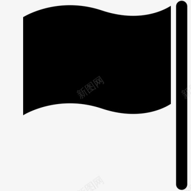 旗帜海滩旗子图标图标