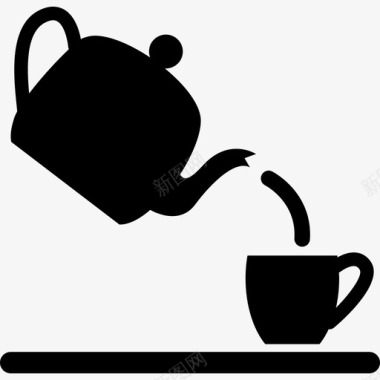 茶咖啡馆杯子图标图标