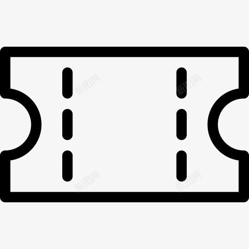 门票购物收据图标svg_新图网 https://ixintu.com 优惠 优惠券 外套检查 折扣 抽奖 收据 电子商务 许可证 购物 购物线路图标 通行证 门票