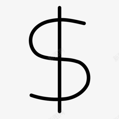 美元薪水富人图标图标