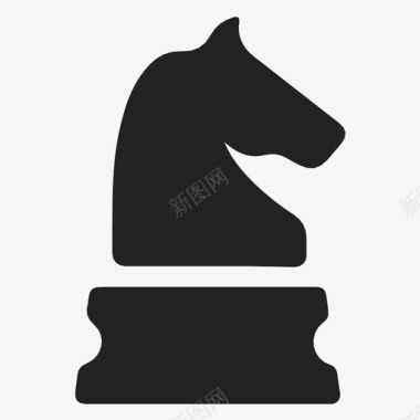 战略行动国际象棋图标图标