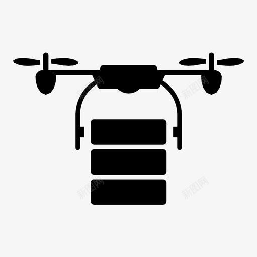 无人机纳米直升机四旋翼机图标svg_新图网 https://ixintu.com 四旋翼机 旋翼机 无人机 无线电控制无人机 纳米直升机 装运 运输