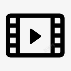 表演背景视频电影视频剪辑表演图标高清图片
