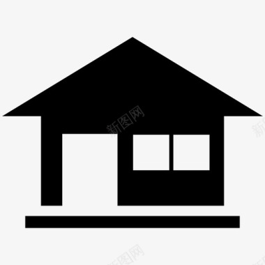 房屋建筑结构建筑外部图标图标