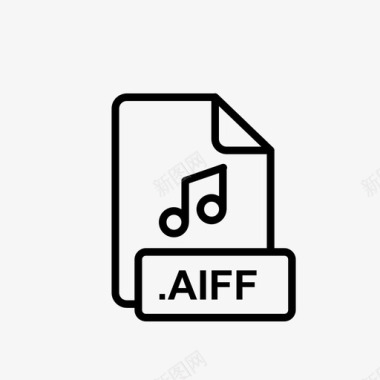 aiff文件文件类型文件图标图标