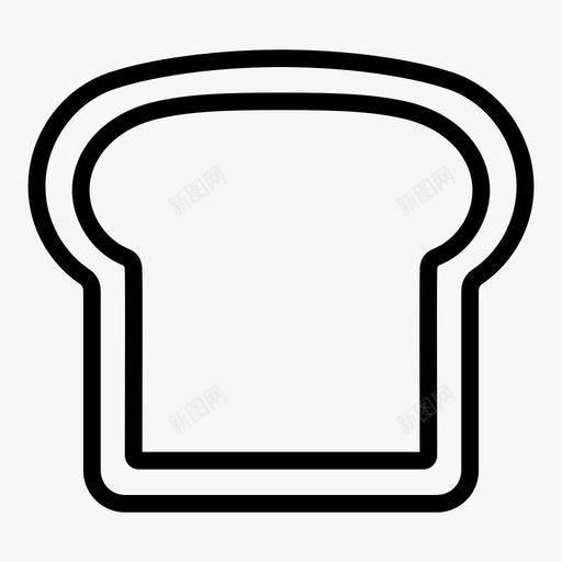 切片面包食物现成的图标svg_新图网 https://ixintu.com 切片面包 小麦 烤面包 现成的 食物 食物吃的好