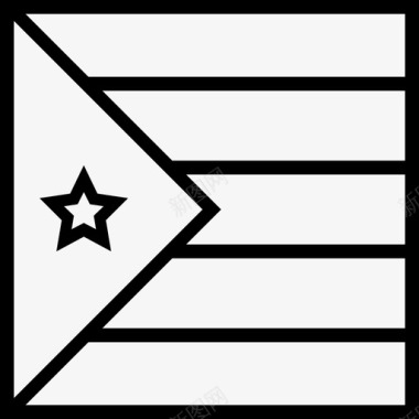 波多黎各领土西班牙语图标图标