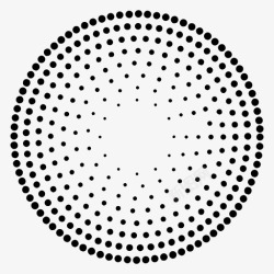 半球体圆点点点串图标高清图片