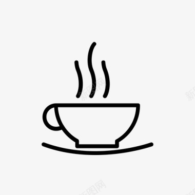 咖啡醒醒茶壶图标图标