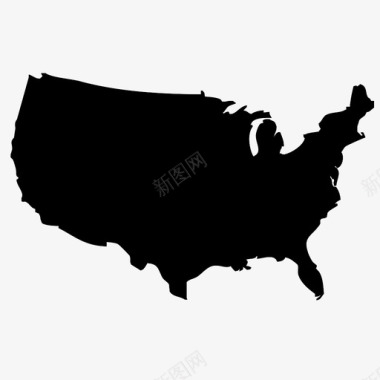 美利坚合众国美国旅行图标图标