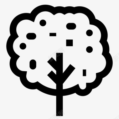 树季节根图标图标