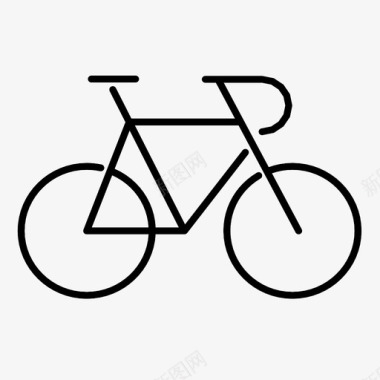 自行车踏板比赛图标图标