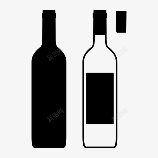 葡萄酒包装瓶盖图标svg_新图网 https://ixintu.com 标签 玻璃 瓶 盖 葡萄酒包装 软木塞