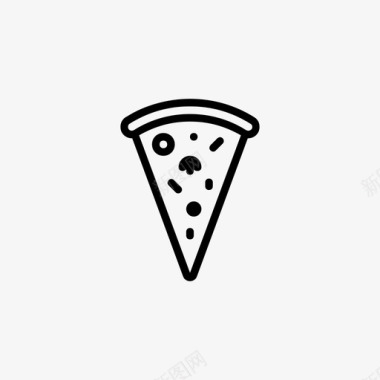 披萨意大利面搅拌机图标图标
