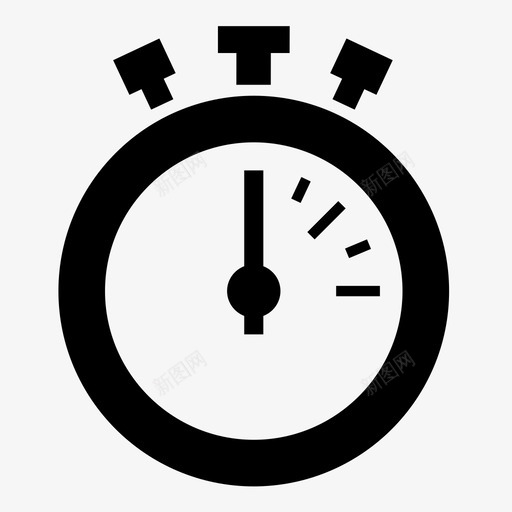 秒表等待跟踪时间图标svg_新图网 https://ixintu.com 时间试用 时间跟踪器 秒 秒表 秒针 等待 计时 计时器 跟踪时间