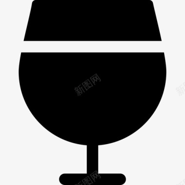 酒杯酒精饮料鸡尾酒图标图标