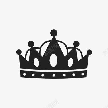 皇冠统治者皇室皇冠图标图标