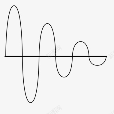波声波声学图标图标