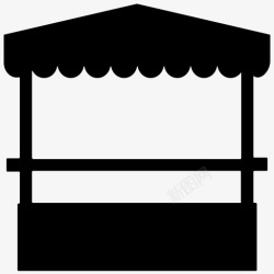 街边咖啡馆小屋街边咖啡馆建筑图标高清图片