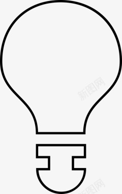 灯泡创建创意图标图标